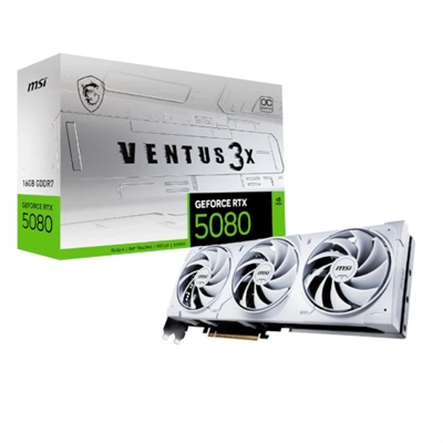 MSI RTX 5080 16G VENTUS 3X OC WHIT DDR7